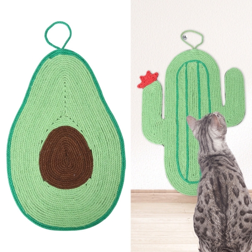 

Non-slip and Moisture-proof Scratch Resistant Sisal Cat Scratch Pad(Avocado)