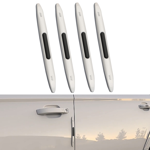 

4 PCS Car Door Anti-Static Silicone Airbag Anti-Collision Strip, Colour: White