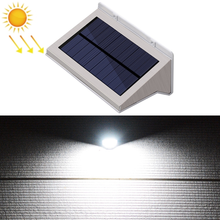 

Outdoor Solar Body Sensing LED Lighting Wall Light(White Light)