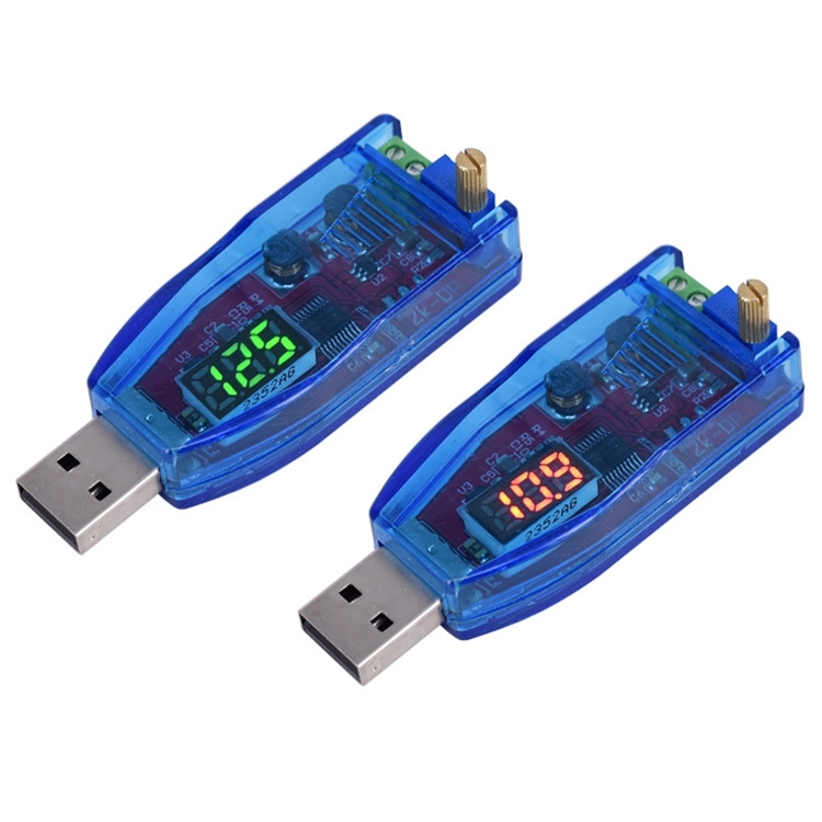 

5V To 1-24V DC-DC USB Adjustable Power Supply Regulator Module, Color Random Delivery