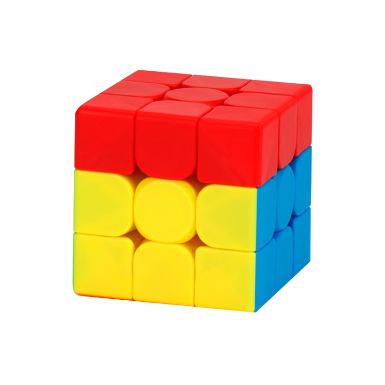 

2 PCS Third-order Solid Color Puzzle Early Education Magic Cube Toy, Style: Little Red Riding Hood