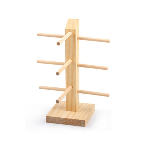 

2 PCS Log Glasses Display Storage Rack 1 Row 3 Pairs