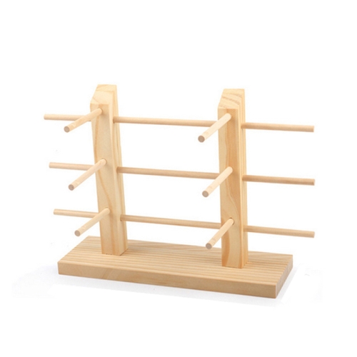 

2 PCS Log Glasses Display Storage Rack 2 Row 6 Pairs
