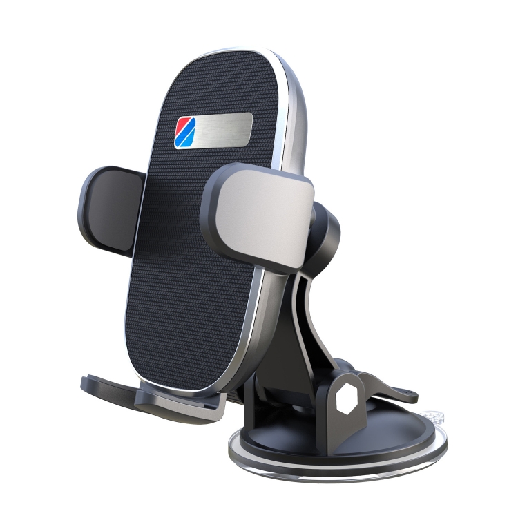 

Car Navigation Rack Car Suction Cup Outlet Multi-Function Mobile Phone Frame(H6-S01 Black)