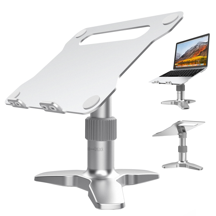 

Aluminum Alloy Desktop Raised Shelf Cooling Notebook Bracket(Silver)