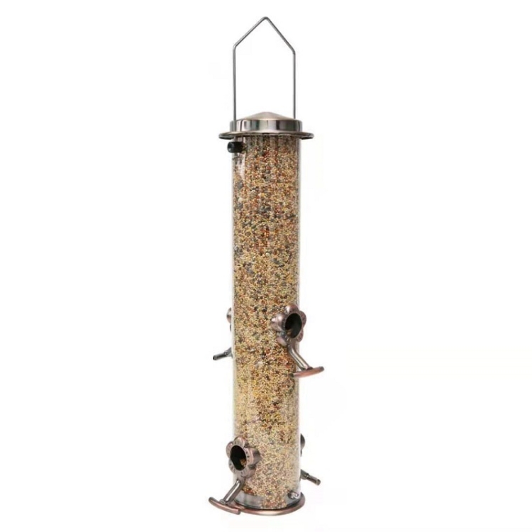 

Outdoor Garden Hanging Metal Bird Automatic Feeder