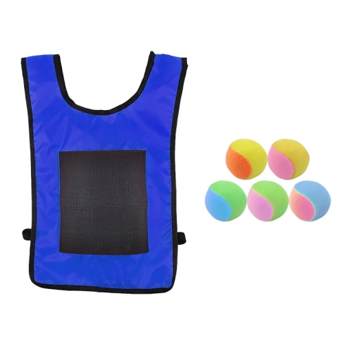 

Children Dodgeball Vest For Parent-child Outdoor Games With 5 Balls, Specification: Small (Blue)