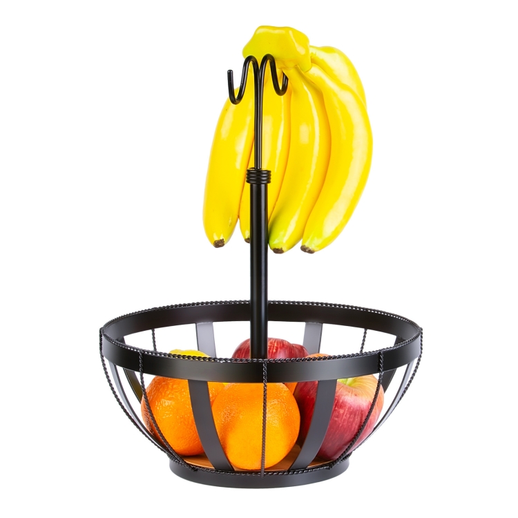

HP210921 Kitchen Wrought Iron Fruit Hanging Basket(Ring Type)