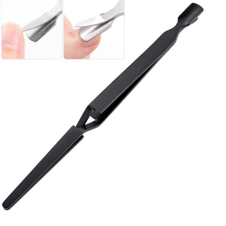 

2 PCS X-Shaped Stainless Steel Shaping Clip Nail Art Tools, Specification type: Black
