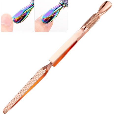 

2 PCS X-Shaped Stainless Steel Shaping Clip Nail Art Tools, Specification type: Rose Gold Diamond