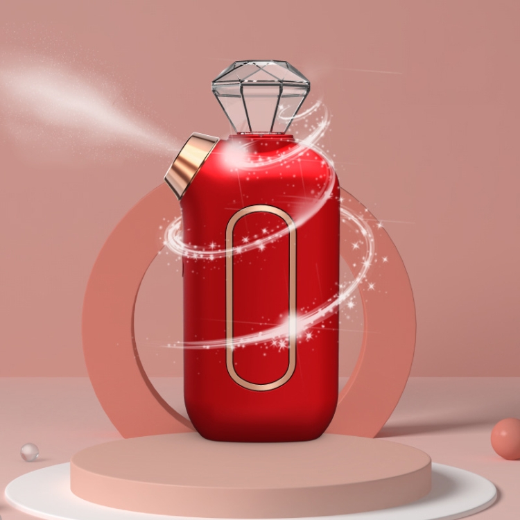 

S888 Skin Rejuvenation High Pressure Nano Spray Oxygen Injecting Moisturizer, Style: Oxygen system [diamond model] dark red