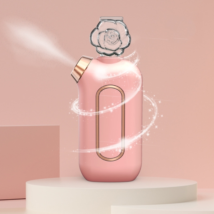 

S888 Skin Rejuvenation High Pressure Nano Spray Oxygen Injecting Moisturizer, Style: Oxygen system [petals] pink