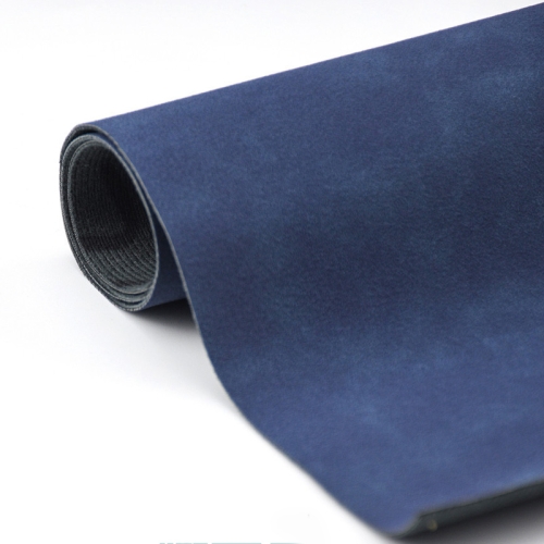 2 PCS 50 x 68cm Thickened Waterproof Non-reflective Matte Leather Photo Background Cloth(Navy Blue)