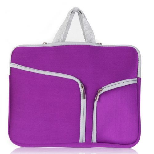 

T228 Diving Material Computer Bag Multi-pocket Laptop Liner Bag, Size: 11 Inch(Purple)