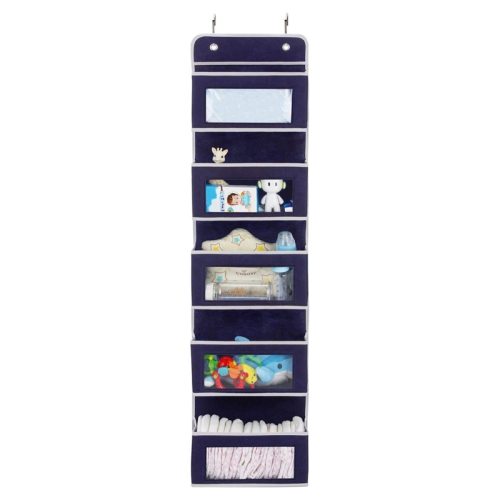 

Five-Layer Non-Woven Door Rear Storage Hanging Bag(Blue)