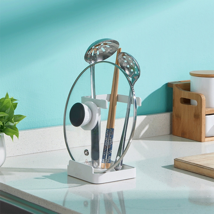 

HP201103 Kitchen Tool Storage Rack with Water Tray, Spec: C Type (White)
