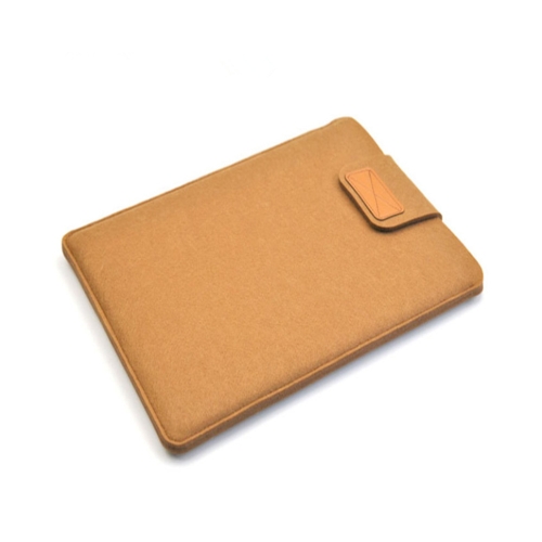 

Vertical Felt Laptop Bag Tablet Sleeve Bag, Size: 15 Inch(Khaki)