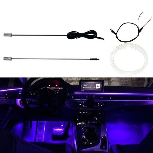 

Center Console Modified LED Guide Light, Style: DC Line APP Control(2m Transparent )