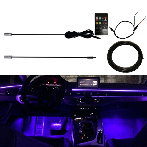 

Center Console Modified LED Guide Light, Style: DC Line Remote Control+APP Control(2m Black )