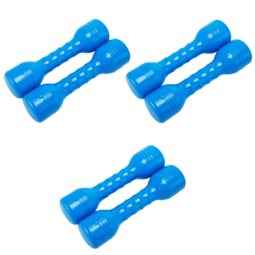 

3 Pairs Kindergarten Children Gymnastics Dance Sports Training Dumbbells, Specification: Silent (Blue)