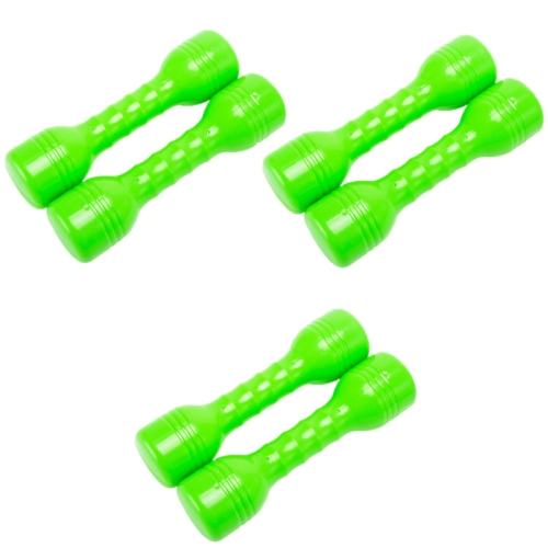 

3 Pairs Kindergarten Children Gymnastics Dance Sports Training Dumbbells, Specification: Silent (Green)