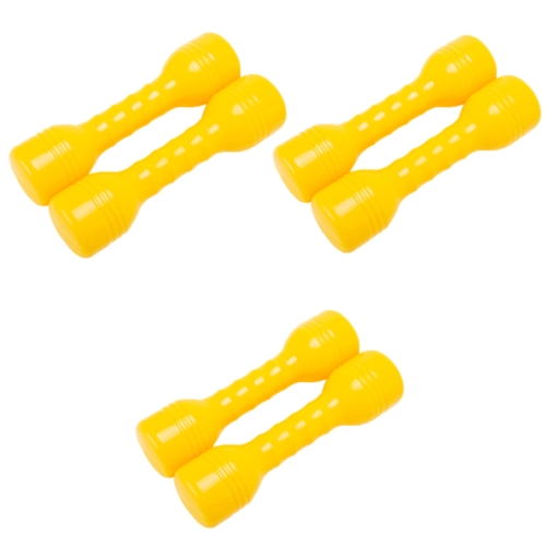 

3 Pairs Kindergarten Children Gymnastics Dance Sports Training Dumbbells, Specification: Sound (Yellow)