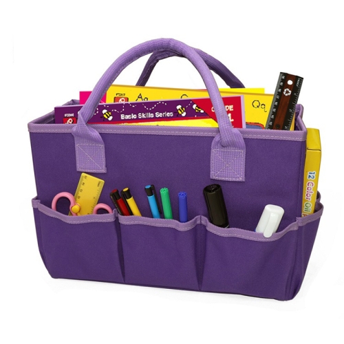 

Teacher Stationery Storage Bag Gardening And Pruning Tool Bag(Purple)