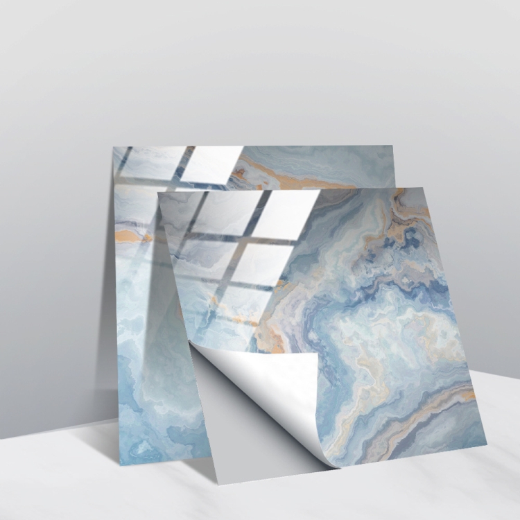 

20 PCS 15cm PVC Crystal Covered Film Geometric Pattern Tile Wall Sticker(TS242)