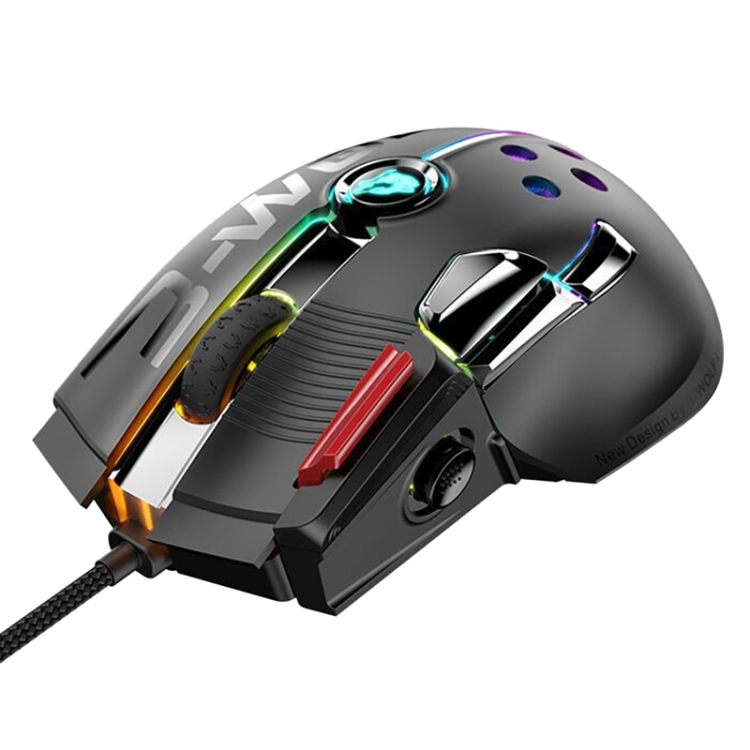 

ZIYOU LANG M2 11 Keys 1200DPI Game Drive Free Macro Definition Wired Mouse, Cable Length: 1.7m(Black)