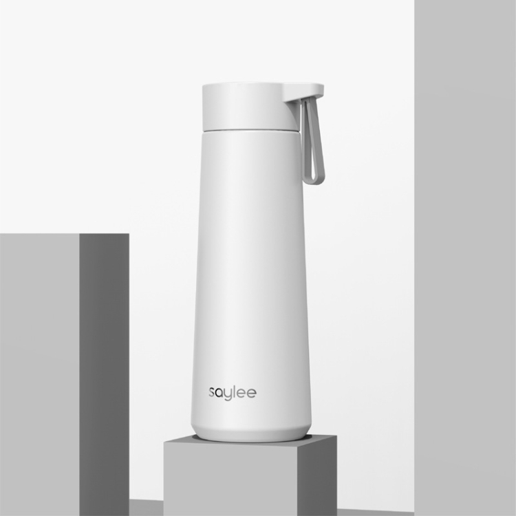 

Saylee 304 Stainless Steel Portable Thermos Cup, Capacity: 350ml(White)