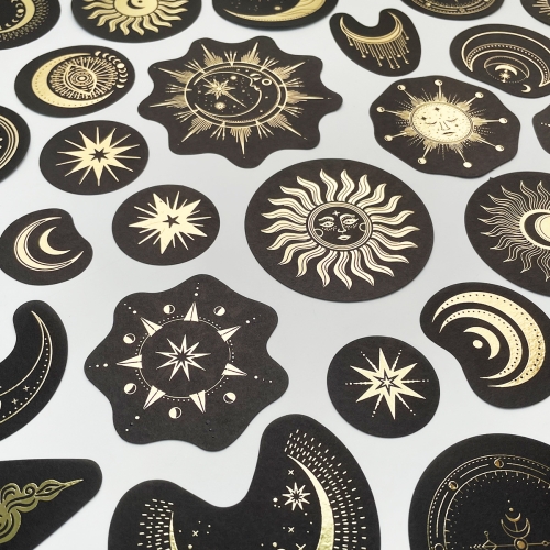 

2 Packs 5655 Cold Hot Hand Account Decorative Stickers(42)
