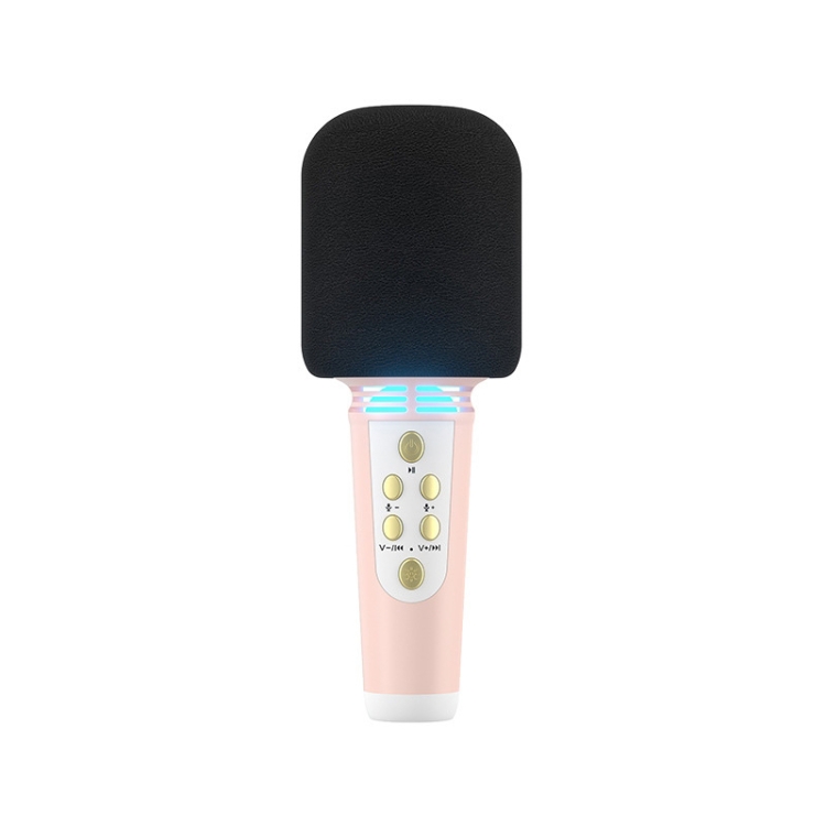 

L818 Wireless Bluetooth Live Microphone with Audio Function(Pink)