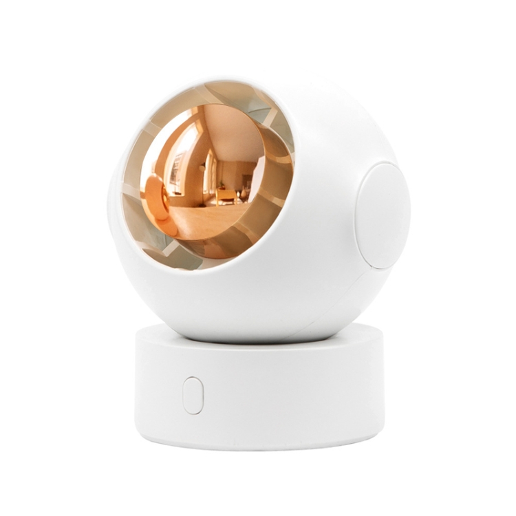 

JHCD-F02 Handheld Hanging Neck Desktop Spaceman USB Small Fan(Classic White)