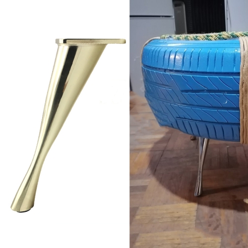 

LH-MRJ01 Small Waist Shape Sofa Cabinet Coffee Table Legs, Height: 17cm(Titanium)