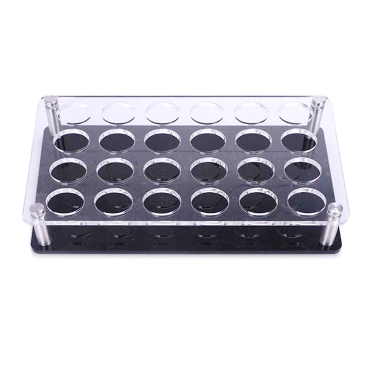 

Acrylic Round Hole Wine Glass Storage Rack, Layer (specification): 24 Grids
