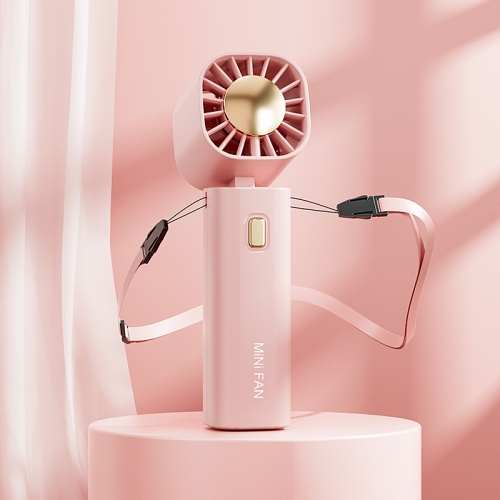 

XQT-Q09 Outdoor Portable Mini USB Handheld Hanging Neck Fan(Pink)