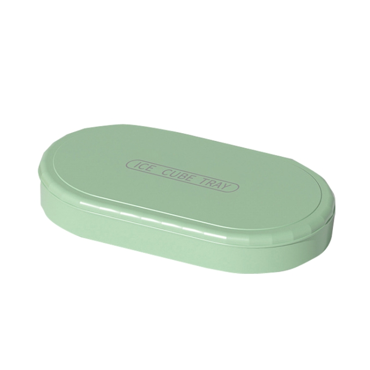 

2 PCS Food Grade Silicone Dust-proof and Odor-proof Ice Cube Mold, Style: 1 Layer (Fresh Green)