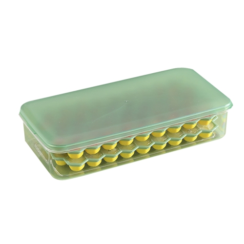 

Honeycomb Ice Tray Mould Soft Bottom Silicone Ice Box, Specification: 2 Layers