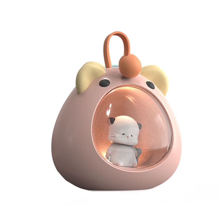

USB Bluetooth Audio Bedroom Atmosphere Cartoon Night Light, Style: 4 Fur Night Light Type (Cherry Pink)