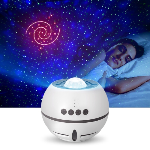 

K-1079 Nebula Laser LED Projector Light with Stand(White)