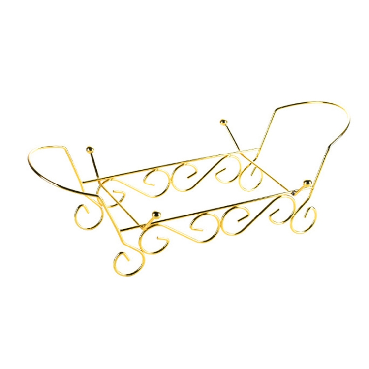 

Acrylic Leaf Shape Fruit Tray and Shelf, Style: Shelf (Golden)