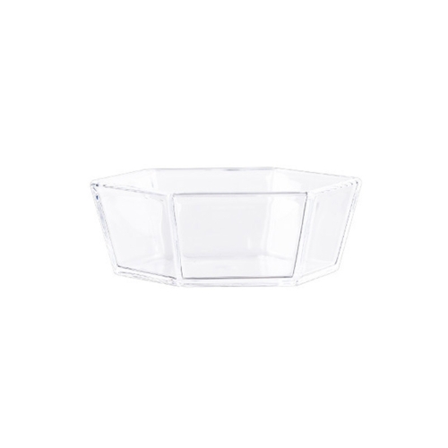 

2 PCS Geometric Snack Plate, Style: Hexagonal (Transparent)