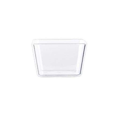 

2 PCS Geometric Snack Plate, Style: Quadrilateral (Transparent)