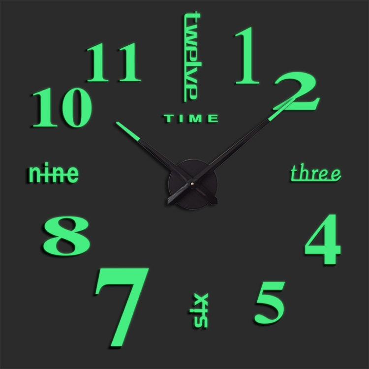 

M002 Night Light DIY Digital Wall Clock Living Room Decoration Silent Clock