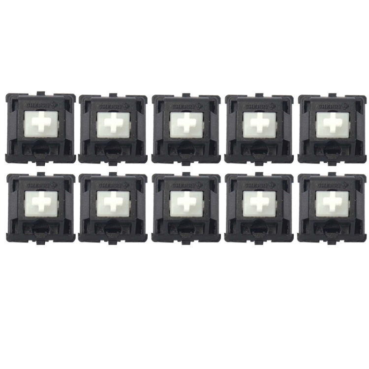 

10PCS Cherry Shaft MX Switch Linear Keyboard Shaft, Color: White Shaft
