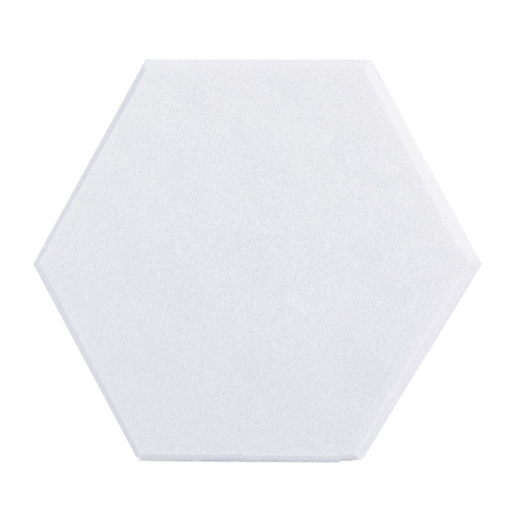 

2 PCS Polyester Fiber Wall Decoration Sound Insulation Cotton Sound Absorbing Board, Style: Without Glue (Snow White)