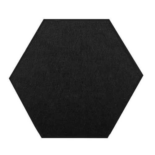 

2 PCS Polyester Fiber Wall Decoration Sound Insulation Cotton Sound Absorbing Board, Style: Without Glue (Black)