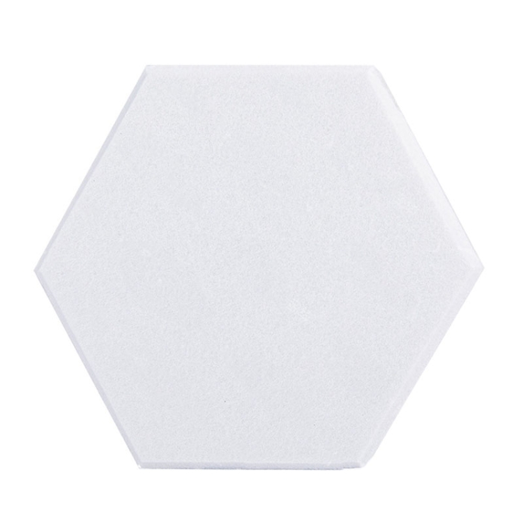

2 PCS Polyester Fiber Wall Decoration Sound Insulation Cotton Sound Absorbing Board, Style: With Glue (Snow White)