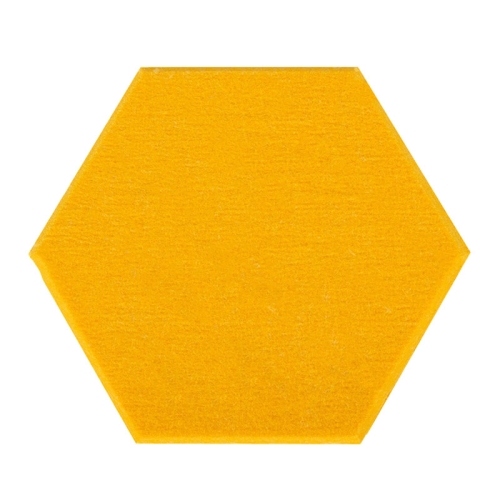 

2 PCS Polyester Fiber Wall Decoration Sound Insulation Cotton Sound Absorbing Board, Style: With Glue (Orange Yellow)