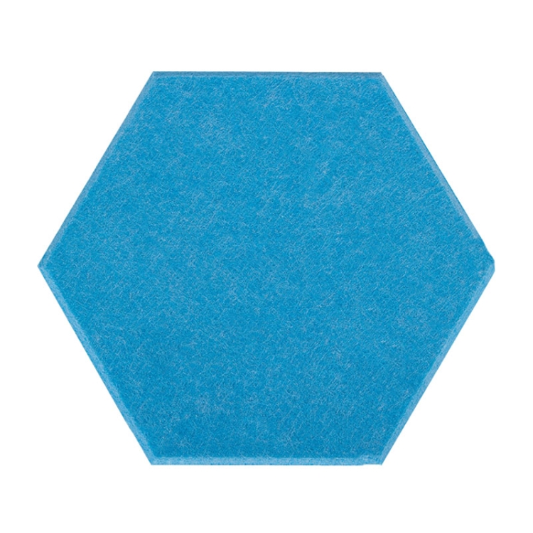 

2 PCS Polyester Fiber Wall Decoration Sound Insulation Cotton Sound Absorbing Board, Style: With Glue (Lake Blue)